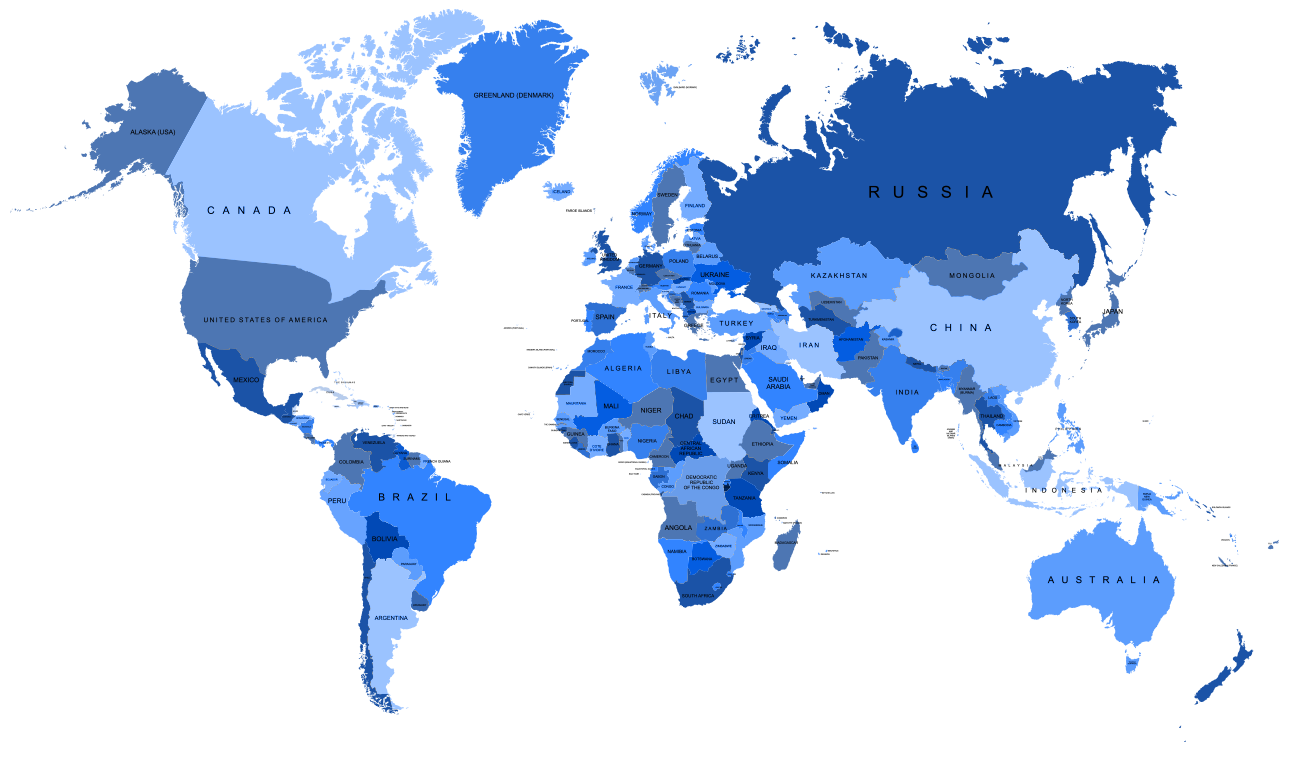 Map of Western Union Locations